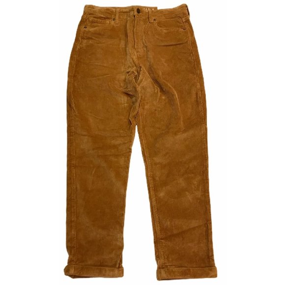 American Eagle Outfitters Pants - NWT AMERICAN EAGLE Mom Jean Sz 14R Tan Corduroy Stretch #671039